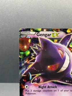 Gengar EX 34/119 - XY Phantom Forces Ultra Rare Holo Pokemon Card NM - Image 2