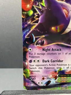 Gengar EX 34/119 - XY Phantom Forces Ultra Rare Holo Pokemon Card NM - Image 4