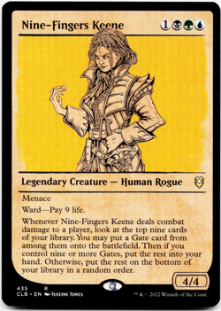 Nine-Fingers Keene (435) - Showcase - Battle for Baldur's Gate - CLB MTG 💀🌳💧 - Image 3
