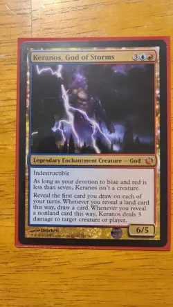 MTG Keranos, God of Storms Journey into Nyx Regular - Image 1