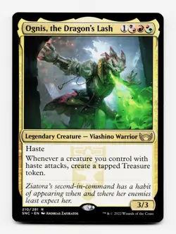 Ognis, the Dragon's Lash [Streets of New Capenna] MTG Magic 💀🔥💧 - Image 1