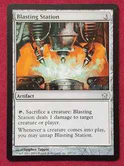 Magic The Gathering FIFTH DAWN BLASTING STATION artifact card MTG - Image 1