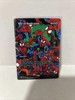 MTG MARVEL'S SPIDER-MAN RITE OF REPLICATION MYTHIC BORDERLESS NON-FOIL - Image 1