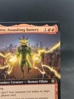 1x (260) Electro, Assaulting Battery - EXTENDED ART MTG Marvel's Spider-Man NM M - Image 3