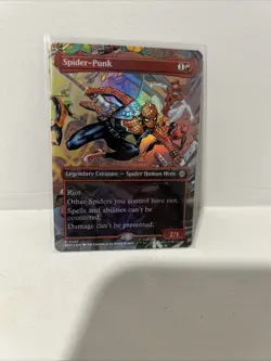 Spider-Punk 0207 Borderless Foil - Magic MTG Marvel's Spider-Man - Image 1