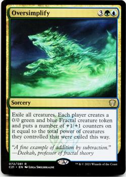 Oversimplify [Commander 2021] MTG Magic C21 🌳💧 - Image 3