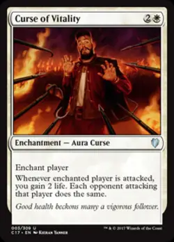 Curse of Vitality - Light Play MTG Commander 2017 - Image 1