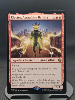 MTG Spider-Man R Electro, Assaulting Battery #0076 - Image 1