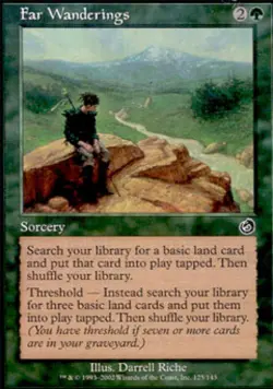 Far Wanderings - Medium Play MTG Torment - Image 1