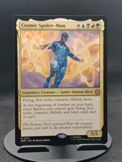 Cosmic Spider-Man - SPM 0127 - NM - MTG Magic the Gathering Spiderman - Image 1