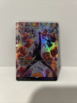Thrill Of Possibility - 28 - MTG: Marvel’s Spider-Man - Borderless - FOIL - Image 1