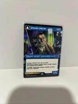 2025 MTG MARVEL'S SPIDER-MAN BORDERLESS NORMAN OSBORN 0220 (MYTHIC) - Image 2
