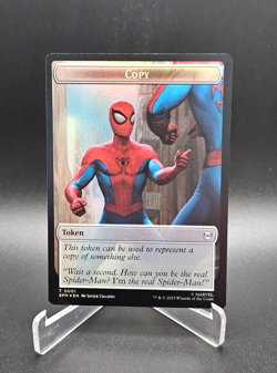 Copy / Human Citizen Double-Sided Token (Foil) - Marvel's Spider-Man - MTG NM/M - Image 1