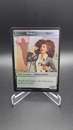 Copy / Human Citizen Double-Sided Token (Foil) - Marvel's Spider-Man - MTG NM/M - Image 2