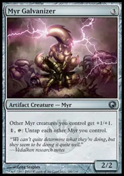 Myr Galvanizer - Medium Play MTG Scars of Mirrodin - Image 1