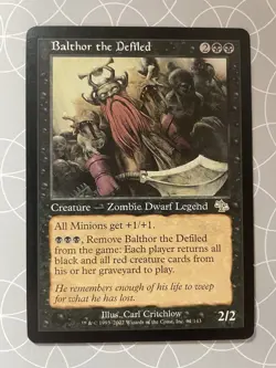 Balthor the Defiled - Judgment English MTG NM Rare - Image 1