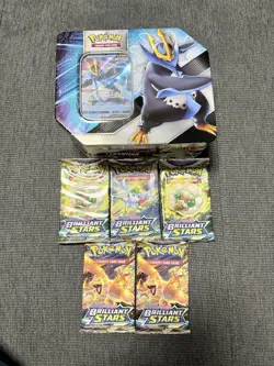 POKEMON TCG: Empoleon V Strikers Tin New Factory Sealed - Image 1