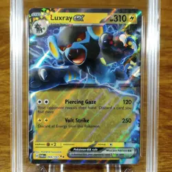 Pokemon Twlight Masquerade Luxray EX 068/167 AGS Gem-MT 10 Holo Ultra Rare 2024 - Image 2