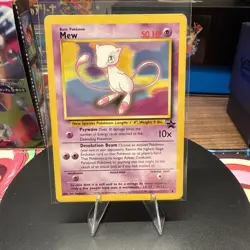 Pokemon TCG WoTC Black Star Movie Promo Mew #8 - MP - US Seller - Image 1