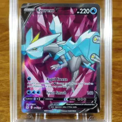 Pokemon SWSH Lost Origin Kyurem V 174/196 AGS Gem-MT 10 Holo Ultra Rare 2022 - Image 2