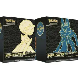 Pokemon Center Mega Evolution Gardevoir & Lucario ETB Elite Trainer Box Set Of 2 - Image 1
