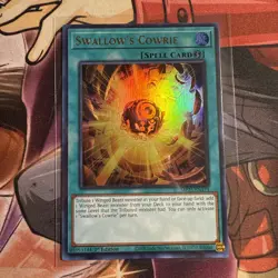 Yugioh Swallow's Cowrie MP25-EN174 Ultra Rare 1st Edition - Image 1