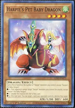 Harpie's Pet Baby Dragon LDS2-EN071 Legendary Duelists: Season 2 - Yugioh Card - Image 1