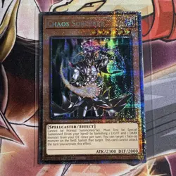 Yugioh Chaos Sorcerer MP25-EN019 1st Edition Starlight Rare NM - Image 1