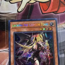 Yugioh Lacrima the Crimson Tears MP25-EN100 Prismatic Secret Rare 1st Edition NM - Image 2