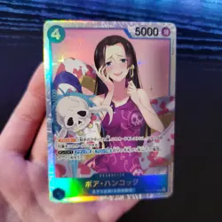 Boa Hancock OP01-078 SR Holo Japanese One Piece Card (Near Mint) - Image 3