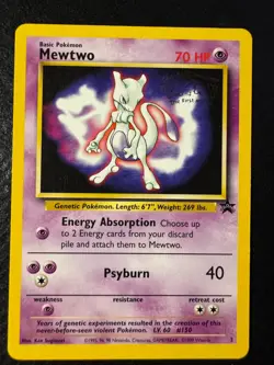 Pokemon Card - Mewtwo (WB Movie Promo) - WoTC Promo Stamped #3 - Image 2