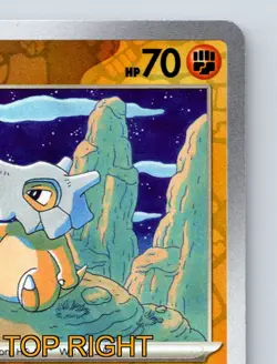Basic Cubone HP 70 Cheering Bone Hit Twice Rarity Orange Nighttime Scene - Image 4