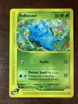 Bulbasaur 94/165 Expedition Regular Pokemon Card - Image 1