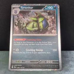 Tyranitar 095/159 Cosmos Holo Rare Journey Together Pokemon TCG Near Mint Card - Image 2
