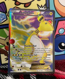Pokemon TCG Ampharos EX Full Art Card 87/98 XY - Ancient Origins Holo NM - Image 1