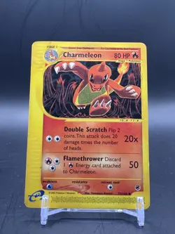 Pokemon TCG Charmeleon Expedition E Series card 73/165 uncommon 2002 - Image 1