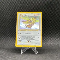 (LP+) 1st Edition Pidgeot 08/64 Jungle Holo Rare Vintage Pokemon Card - Image 3