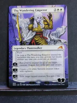 The Wandering Emperor (Borderless); Kamigawa: Neon Dynasty - Image 1