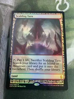 1x Scalding Tarn FOIL, Zendikar Expedition, LP+, MTG - Image 1