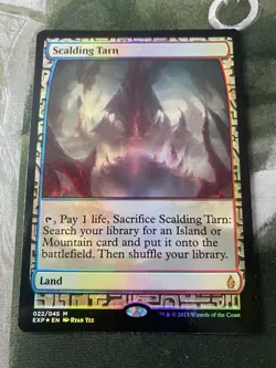 1x Scalding Tarn FOIL, Zendikar Expedition, LP+, MTG - Image 2