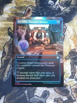 Magic the Gathering Foundations - An Offer You Cant Refuse (FOIL, Borderless) - Image 1