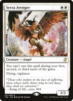 Serra Avenger Time Spiral Remastered (TSR) Mtg Magic English - Image 1