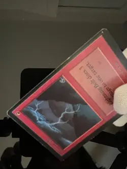 Magic the Gathering MTG Beta Lightning Bolt LP+ (Beta Bob) - Image 4