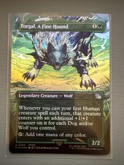 Torgal, A Fine Hound (Borderless) Final Fantasy Foil - Image 1