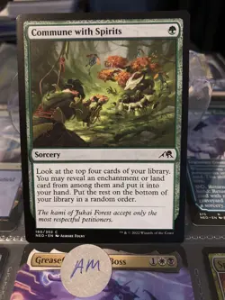 MTG Kamigawa Neon Dynasty Commune with Spirits 180/302 Magic the Gathering - Image 1