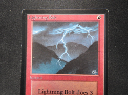 Lightning Bolt LP/MP [Limited Edition Beta] Mtg Magic Free Priority Mail! - Image 2
