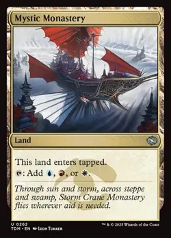1x Mystic Monastery NM Eng MTG - Tarkir: Dragonstorm - Image 1