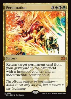 1x Perennation NM Eng MTG - Tarkir: Dragonstorm - Image 1