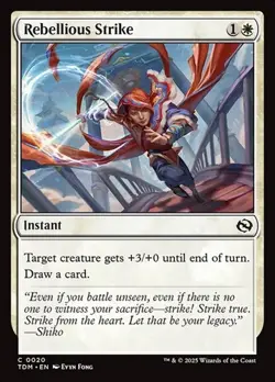 1x Rebellious Strike NM Eng MTG - Tarkir: Dragonstorm - Image 1