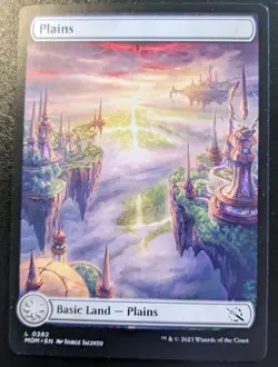 Plains (Full Art) 0282 MOM Land March Of The Machine Magic: The Gathering - Image 1